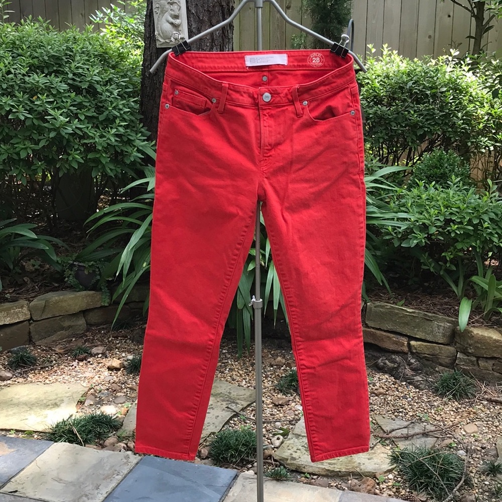 Marc By Marc Jacobs “Lola Crop” Orange Jeans